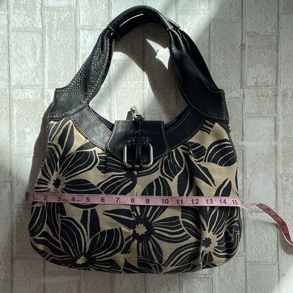 Fossil vintage floral canvas shoulder bag - Picture 11 of 14